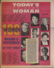 100 Women Making a Difference in the 1990s
